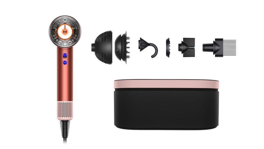 Фен Dyson Supersonic HD16 Nural Strawberry Bronze/Blush Pink 9872 фото