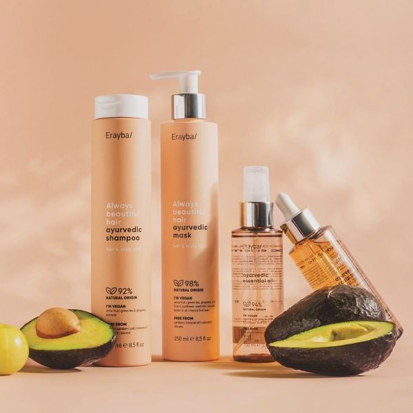ERAYBA Подарунковий набір ABH Ayurvedic (Shampoo 250 мл. + Mask 250 мл.) 1492 фото