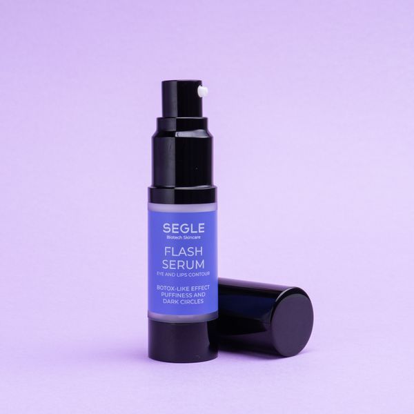 SEGLE Сироватка-крем для шкіри навколо очей і губ FLASH SERUM EYE AND LIPS 5847 фото