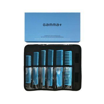 GAMMA+ Набор расчесок в чехле Blue 4131 фото
