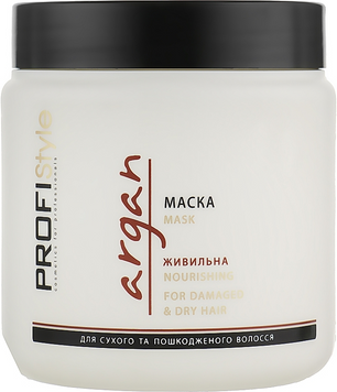 ProfiStyle Маска поживна з аргановою олією для пошк. волосся 4754 фото