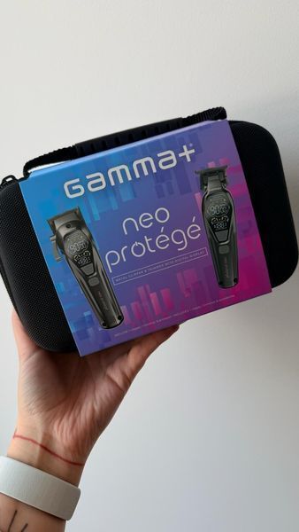GAMMA+ Профессиональный набор машинки и триммера с цифровым дисплеем NEO PROT&Eacute;G&Eacute; 4148 фото